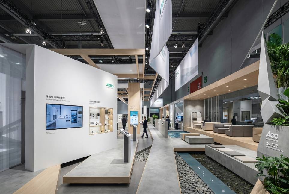 手绘草图转3D展台设计